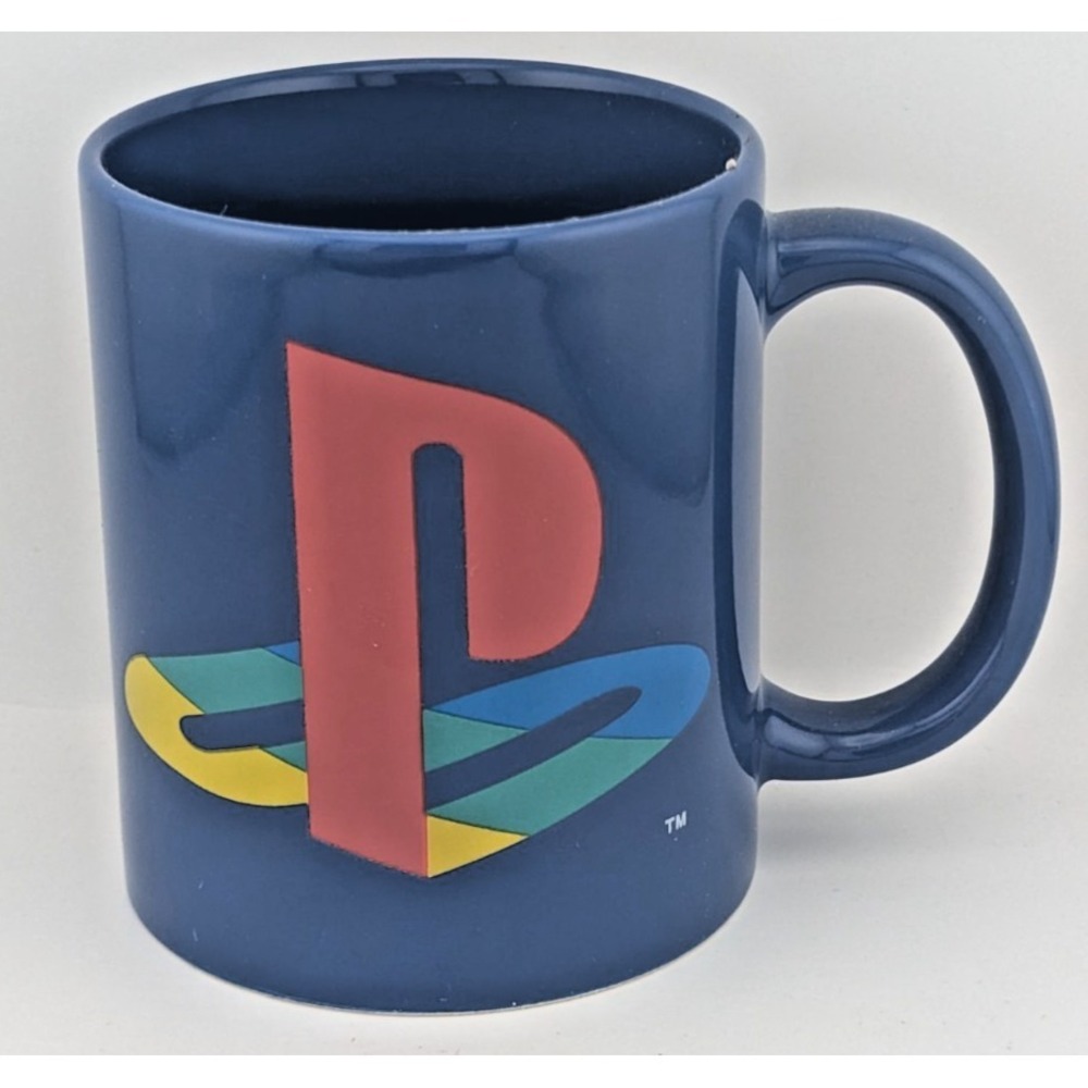 PlayStation Coffee Mug Electroplated Finish 16 oz Official Licensed Collectible